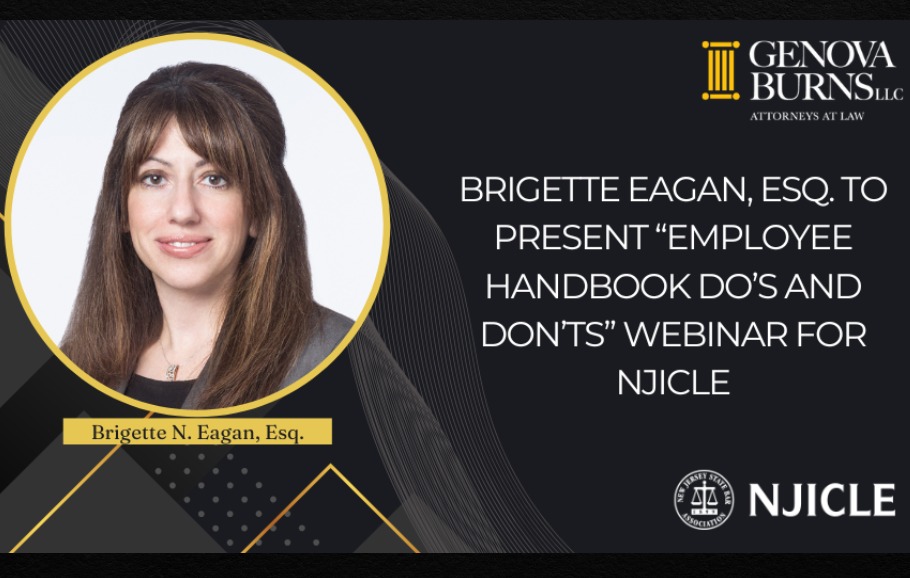 NJICLE flyer featuring Brigette N. Eagan, Esq. for 