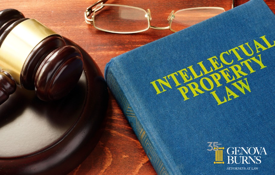 Book with title Intellectual Property Law